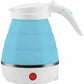 Foldable And Portable Teapot Water Heater Electric Kettle For Travel And Home Tea Pot Water Kettle Silica Gel Fast Water Boiling 600 Ml(Random Color )