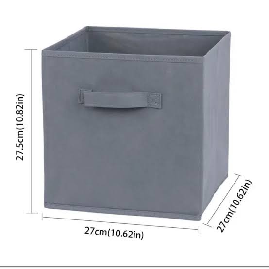 CUBE BOX SPACE SAVER STORAGE BOX (Random Colors)
