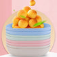 10Pcs Multi-Function Eco-Friendly Colored Plastic Bone Dish Household 6 Inch Small Plate Small Dish Snack Cake Plate Table Garbage Plate Kitchen Accessories (Random Colours)